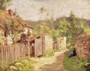 Dom Daumiera w Valmondois autorstwa Camille Jacob Pissarro