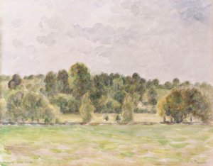 Wieczór Eragny, 1890 autorstwa Camille Jacob Pissarro