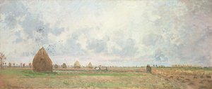 Cztery pory roku, jesień, 1872 autorstwa Camille Jacob Pissarro