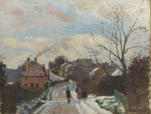 Fox Hill, Upper Norwood. 1870 autorstwa Camille Jacob Pissarro