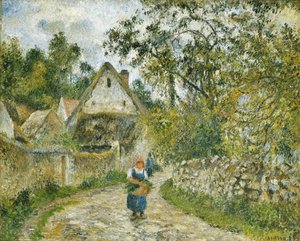 Droga z Hameau-Chaumieres do Valhermeil autorstwa Camille Jacob Pissarro