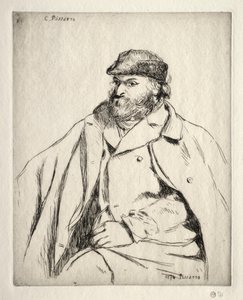 Paul Cezanne, 1874. autorstwa Camille Jacob Pissarro
