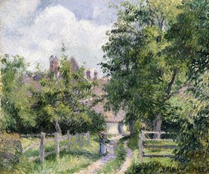 Saint-Martin, niedaleko Gisors, 1885 autorstwa Camille Jacob Pissarro