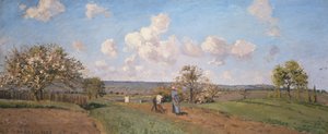 Wiosna, 1872 autorstwa Camille Jacob Pissarro