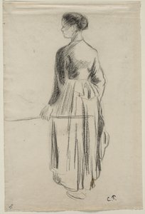 Pasterz, Eragny, 1886. autorstwa Camille Jacob Pissarro