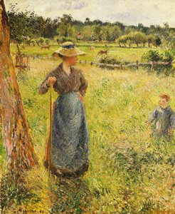 Sianokosy, 1884 autorstwa Camille Jacob Pissarro
