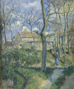Ścieżka do Les Pouilleux, Pontoise, 1881 r. autorstwa Camille Jacob Pissarro
