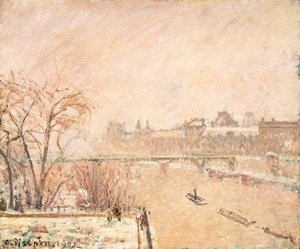Sekwana od Pont-Neuf autorstwa Camille Jacob Pissarro
