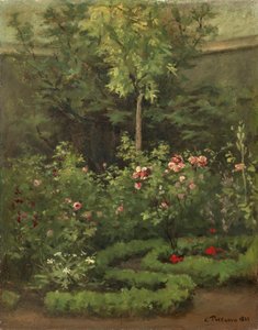 Ogród różany autorstwa Camille Jacob Pissarro