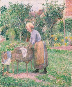 Praczka w Éragny, 1893. autorstwa Camille Jacob Pissarro