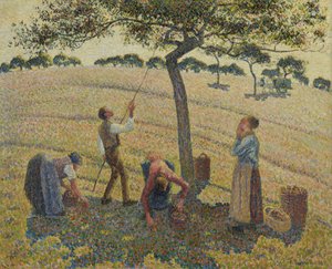 Zbiory jabłek autorstwa Camille Jacob Pissarro