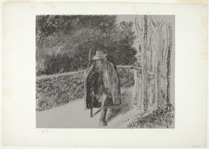 Żebrak z kulą autorstwa Camille Pissarro