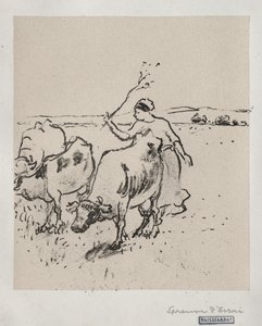 Pasterz autorstwa Camille Pissarro