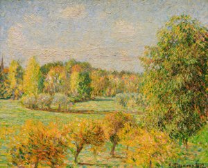Efekt Jesieni, Orzech, Eragny autorstwa Camille Pissarro