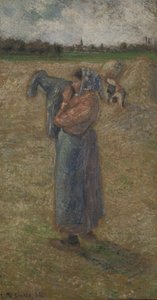 Kobieta na polu, 1882. autorstwa Camille Pissarro