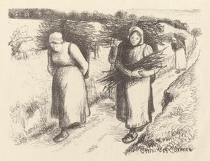 Nośniki drewna opałowego autorstwa Camille Pissarro