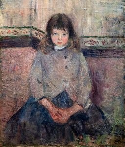 Félix Pissaro w spódnicy autorstwa Camille Pissarro