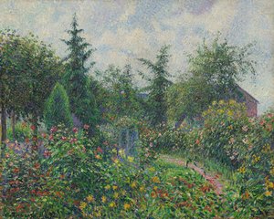 Ogród i kurnik u Octave Mirbeau, Les Damps, 1892.