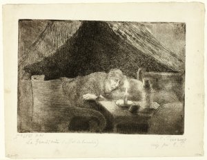 Babcia: Matka artysty autorstwa Camille Pissarro