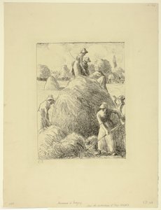 Sianokosy z Eragny autorstwa Camille Pissarro