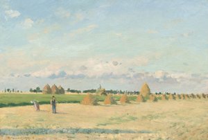 Krajobraz, Ile de France, 1873. autorstwa Camille Pissarro