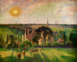 Krajobraz pod Eragny, 1897, 1939. autorstwa Camille Jacob Pissarro
