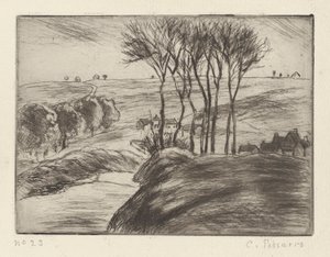 Krajobraz w Osny autorstwa Camille Pissarro