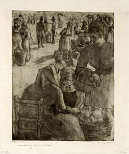 Spacer warzywny w Pontoise autorstwa Camille Pissarro