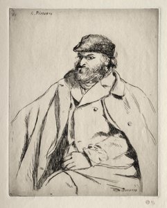 Paul Cézanne autorstwa Camille Pissarro