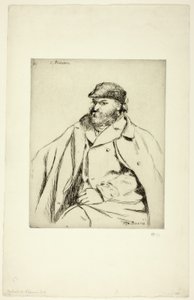 Paul Cézanne autorstwa Camille Pissarro