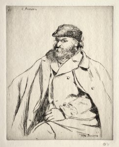 Paul Cézanne autorstwa Camille Pissarro