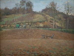 Zaorana ziemia autorstwa Camille Pissarro