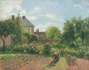 Ogród Artysty w Eragny, 1898. autorstwa Camille Pissarro