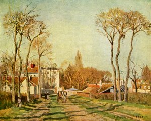 Wejście do wsi, 1872, 1939. autorstwa Camille Jacob Pissarro