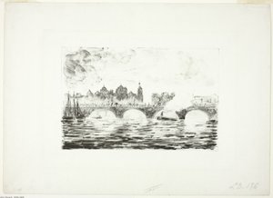 Houses of Parliament, Londyn autorstwa Camille Pissarro