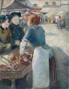 Stragan Targowy autorstwa Camille Pissarro