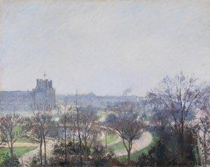 Ogrody Tuileries autorstwa Camille Pissarro