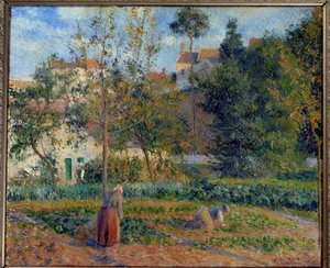 Ogród warzywny w Ermitażu, Pontoise Obraz Camille Pissarro (1830-1903) 1879 nd. 0,55x0,65 m Paryż, musee d