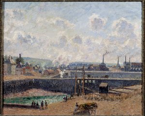 Widok Dieppe, Duquesne Basin Obraz Camille Pissarro (1830-1903) 1902 Nd. 0,54x0,65 m Paryż, Musee d