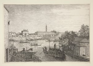 Ale Porte del Dolo (U zamków Dolo), z cyklu Vedute (Widoki) autorstwa Canaletto (Giovanni Antonio Canal)