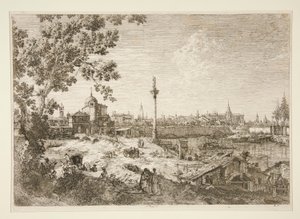 Wyimaginowany widok Padwy, z cyklu Weduta (Widoki) autorstwa Canaletto (Giovanni Antonio Canal)