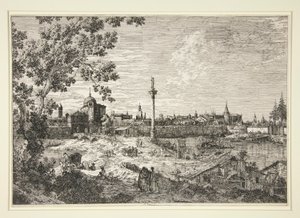 Wyimaginowany widok Padwy, z cyklu Weduta (Widoki) autorstwa Canaletto (Giovanni Antonio Canal)