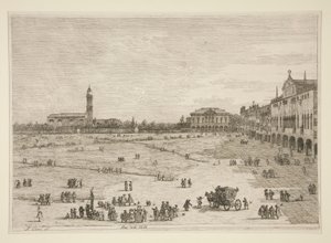 Pr? della Valle, z serii Vedute (Widoki) autorstwa Canaletto (Giovanni Antonio Canal)