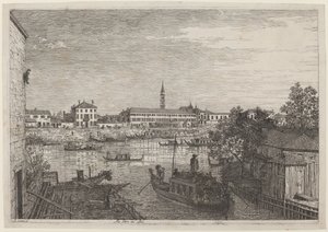 Ale Porte del Dolo autorstwa Canaletto