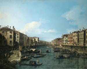 Canaletto - Wielki Kanał, 1738-42 autorstwa Canaletto