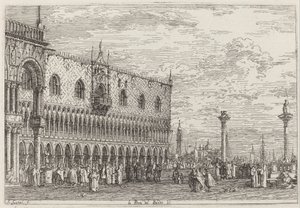 Canaletto - La Piera del Bando. V. - Google Art Project autorstwa Canaletto