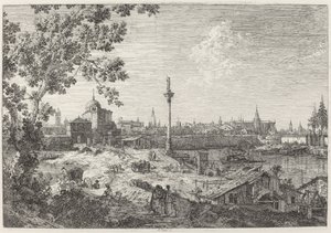 Wyimaginowany widok Padwy autorstwa Canaletto