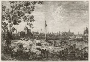 Wyimaginowany widok Padwy autorstwa Canaletto