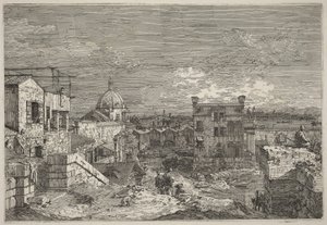 Wyobrażony widok Wenecji autorstwa Canaletto