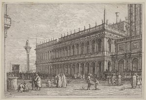 Libreria. V. autorstwa Canaletto